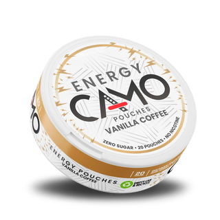 CAMO - Vanilla Coffeemg caffeine pouch tin