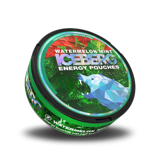 ICEBERG - Watermelon Mintmg caffeine pouch tin