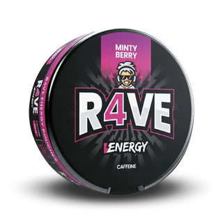 R4VE - Minty Berrymg caffeine pouch tin