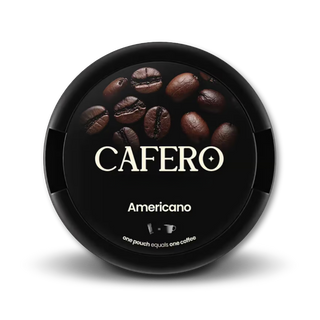 CAFERO - Americano (80mg)mg caffeine pouch tin