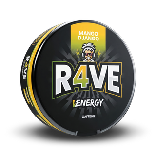 R4VE - Mango Djangomg caffeine pouch tin