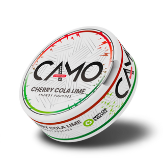 CAMO - Cherry Cola Limemg caffeine pouch tin