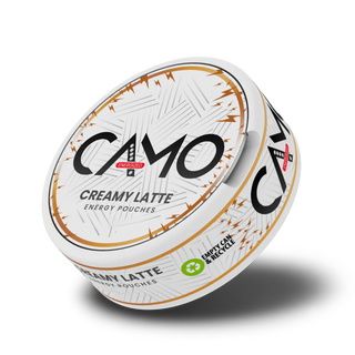 CAMO - Creamy Lattemg caffeine pouch tin
